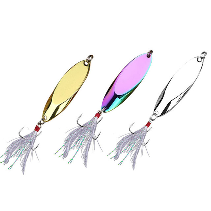 Fishing Hook Treble - 1 adet 2.5g-35g Metal Kaşık Cazibesi