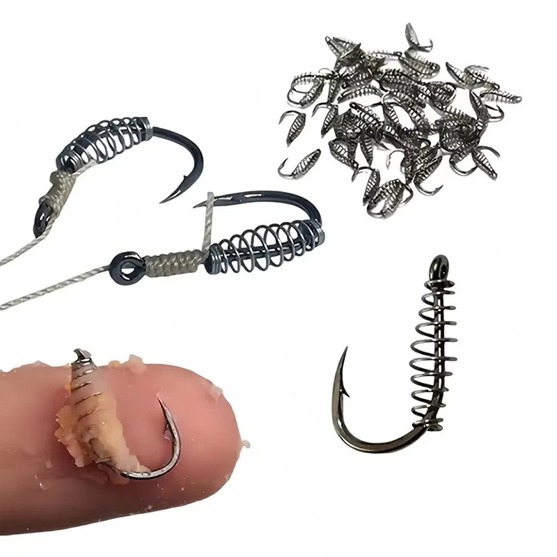 Fishing Hook Circle - 10-60 adet yüksek karbonlu çelik yaylı