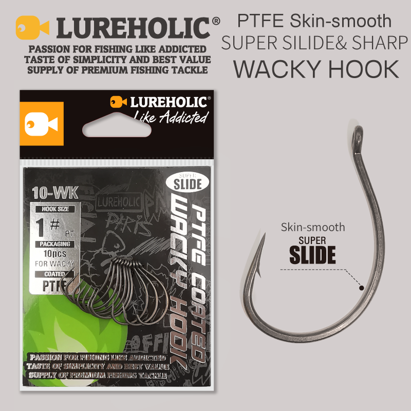 Fishing Hook Barbless - LUREHOLIC PTFE Süper Slayt Tuhaf Kanca