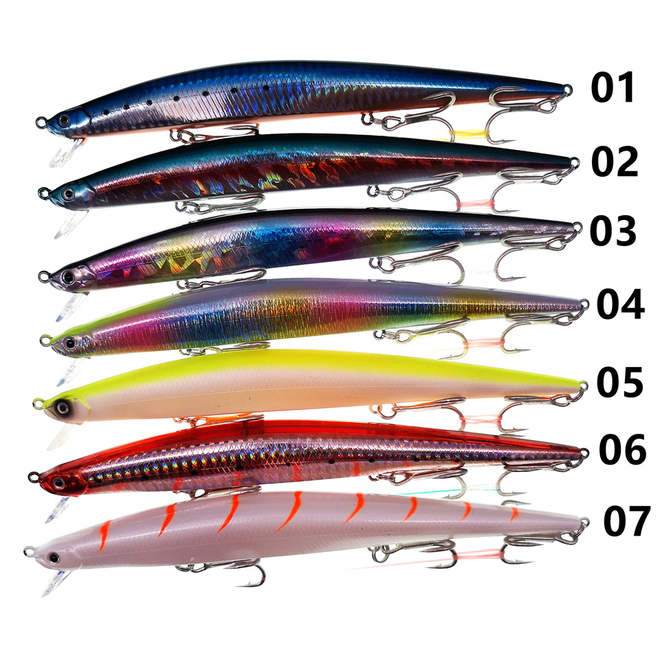 Fishing Hook Treble - MUKUN 175mm 30g Uzun Atışlı Minnow