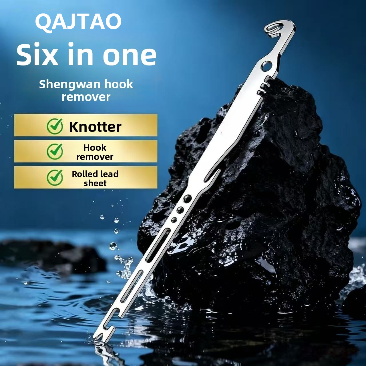 Fishing Hook Remover - QAJTAO 4 parçalı 6'sı 1 arada