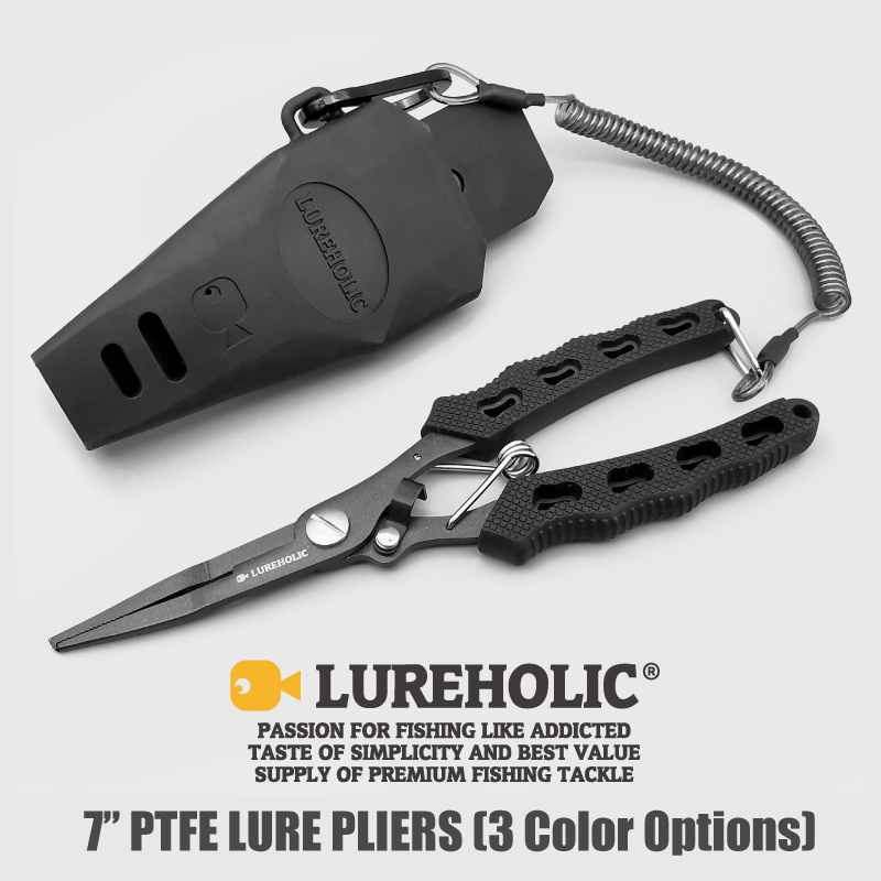 Fishing Hook Remover - Lureholic 7 ”PTFE kaplı cazibesi balıkçılık