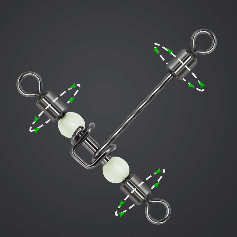 DNDYUJU 10 adet 3 yollu Aydınl - Fishing Hook Circle incelemesi ve fiyatı