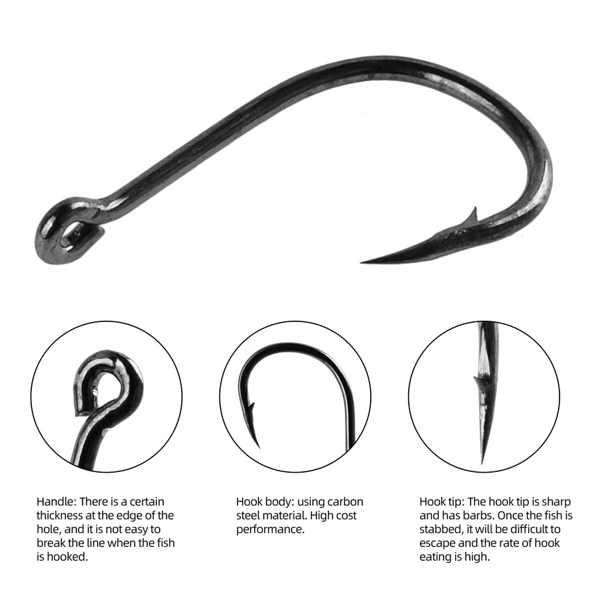 70 adet/kutu balıkçılık kanca  - Fishing Hook Circle incelemesi ve fiyatı