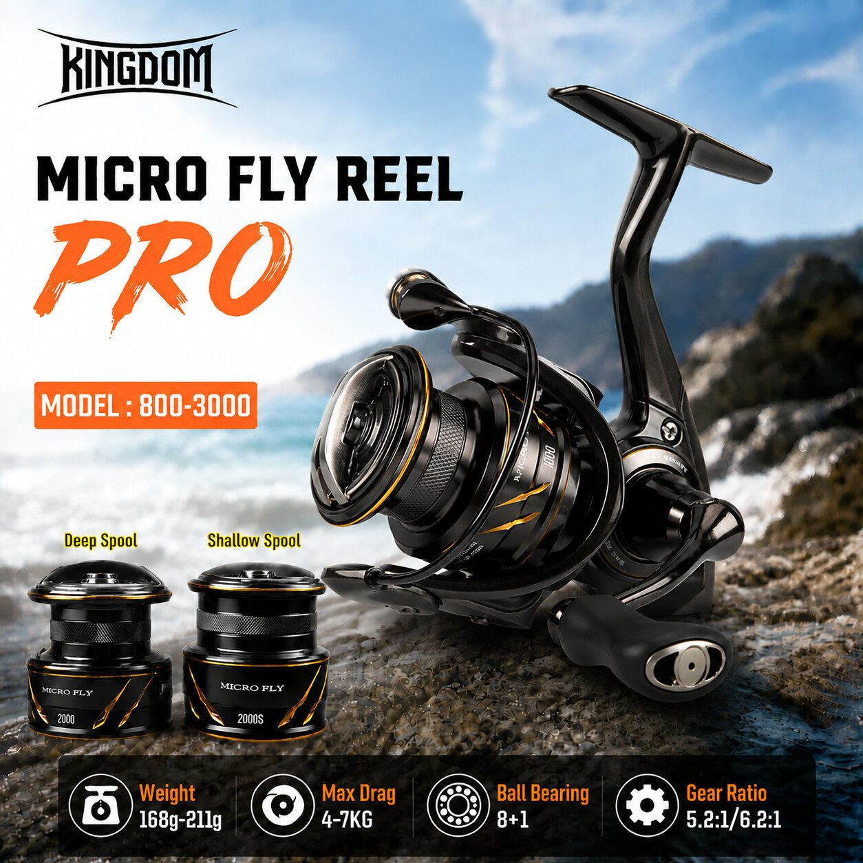Kingdom Micro Fly Pro Balıkçıl - Shimano Reel Stradic incelemesi ve fiyatı